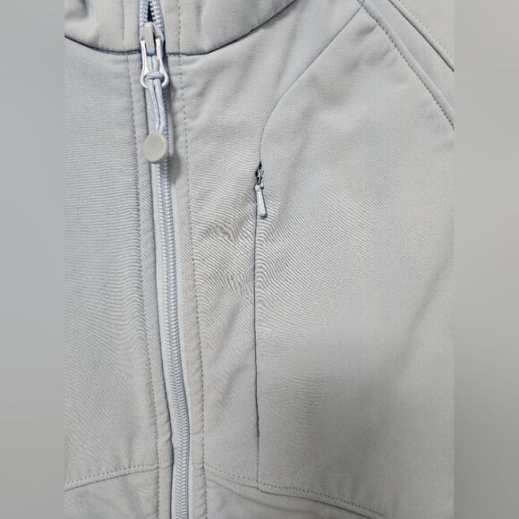 VTG Black Diamond Jacket Women’s Medium Blue Mock Neck Long Sleeve Full Zip GUC - Picture 7 of 10